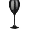 Czarne kieliszki do wina, drinków Galaktyka 300 ml 6 szt