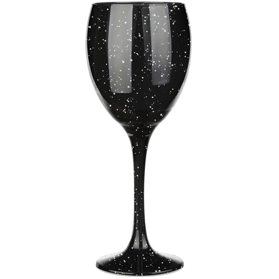 Czarne kieliszki do wina, drinków Galaktyka 300 ml 6 szt