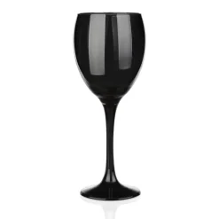 Czarne kieliszki do wina, drinków 300 ml 6 szt