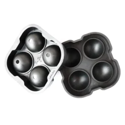 Foremka do lodu, ice ball na 4 kule lodowe 4,5 cm