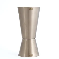 Miarka barmańska do drinków, jigger 50 i 30 ml z podziałką co 10 ml i 2 ml