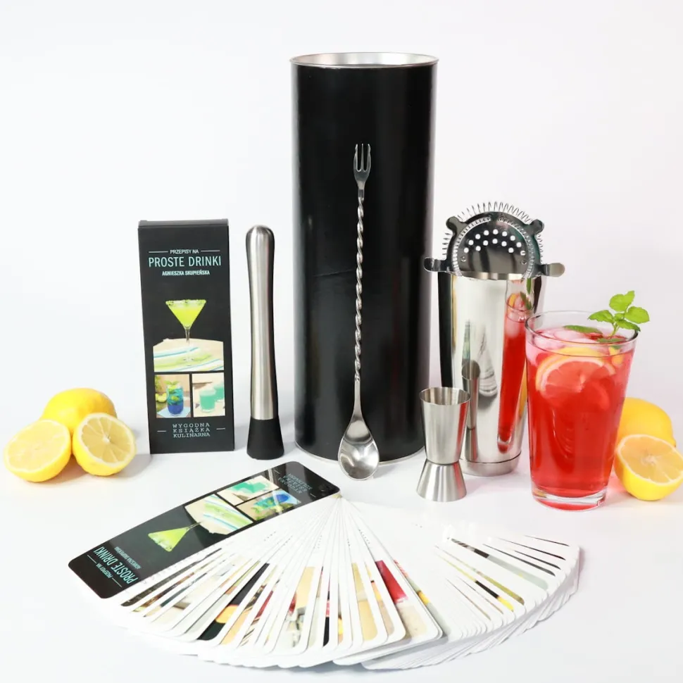 Miarka barmańska do drinków, jigger 50 i 25 ml