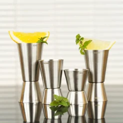 Miarka barmańska do drinków, jigger 60 ml i 30 ml