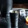 Miarka barmańska z uchem czarna 60, 45, 30 i 15 ml