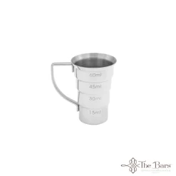 Miarka barmańska z uchem 60, 45, 30 i 15 ml