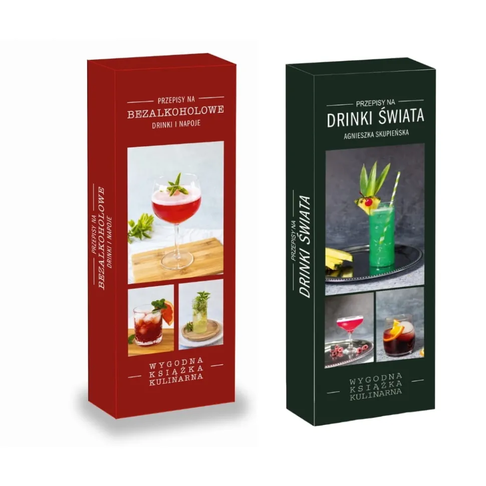 Pakiet książek BEZALKOHOLOWE DRINKI i DRINKI ŚWIATA