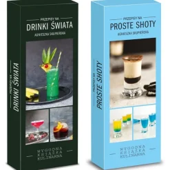 PAKIET książek DRINKI ŚWIATA i PROSTE SHOTY