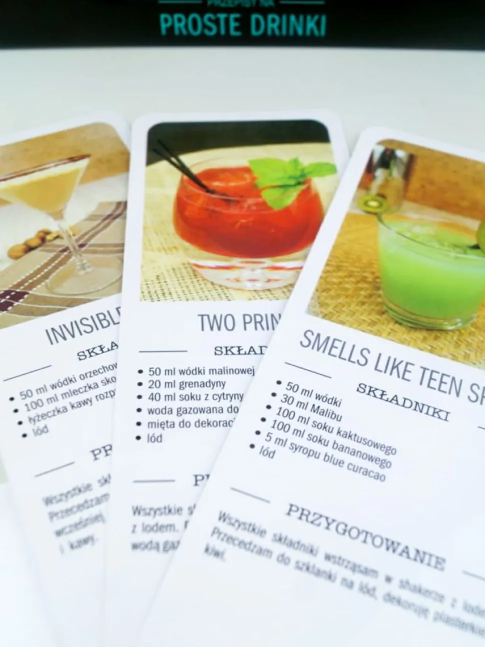 PAKIET książek PROSTE DRINKI i PROSTE SHOTY