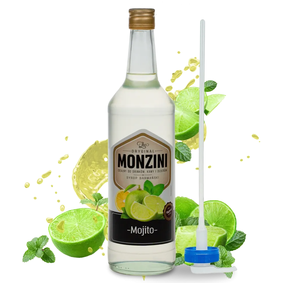 Syrop barmański do drinków MOJITO 1000 ml z pompką