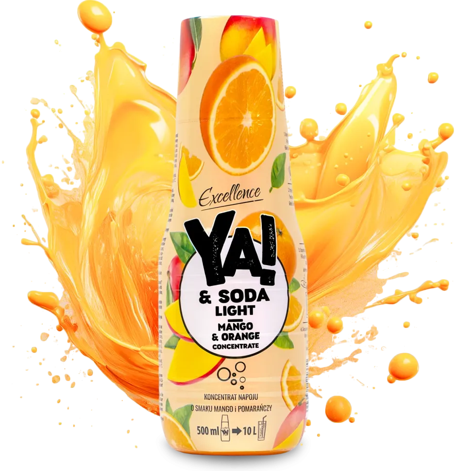 Syrop do saturatora bez cukru MANGO POMARAŃCZA 500 ml