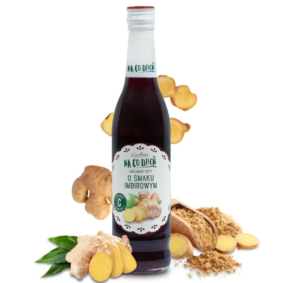 Syrop o smaku IMBIROWYM 430 ml z WITAMINĄ C