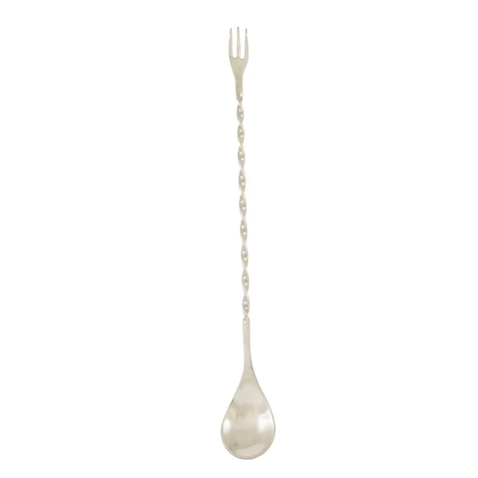 Łyżka barmańska z widelczykiem 28 cm