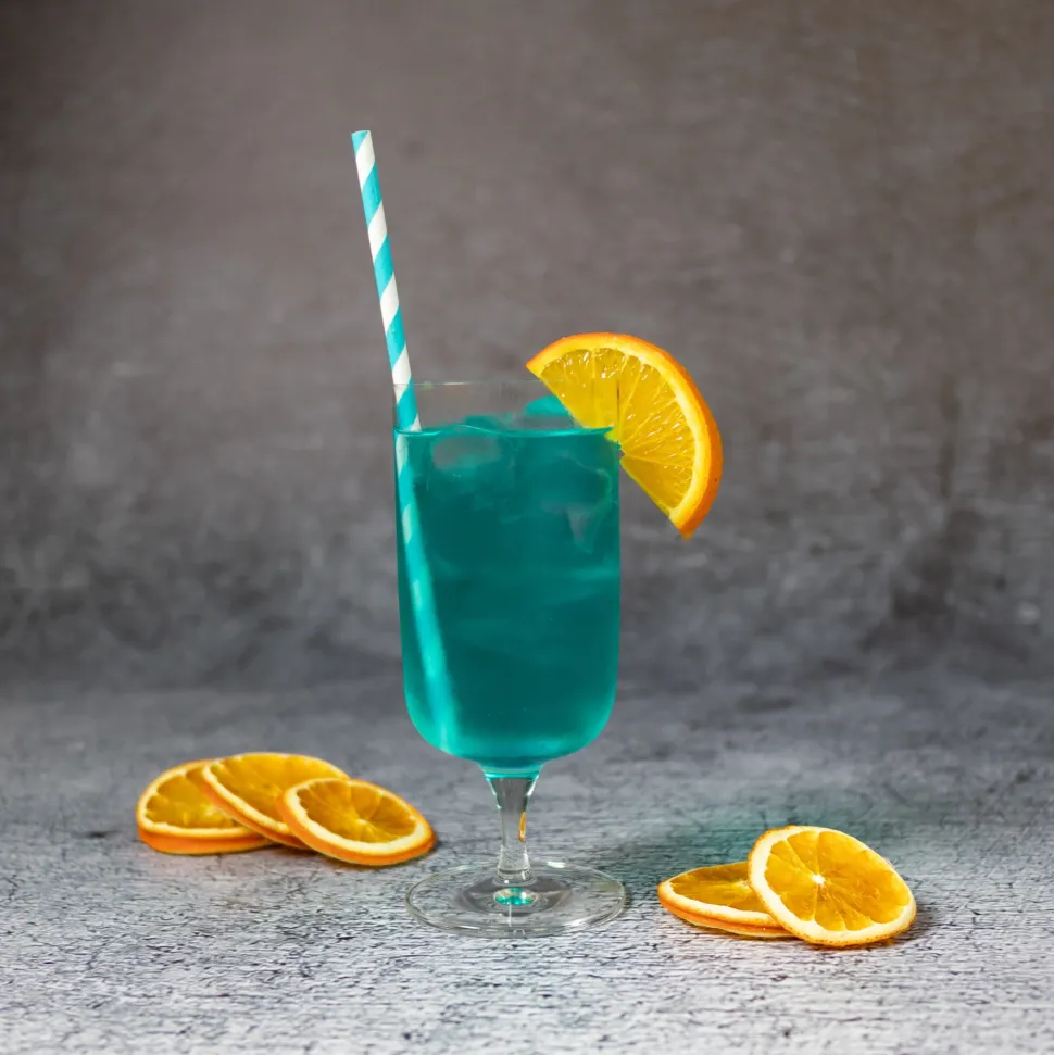 Zestaw 3 syropów Blue Curacao, Grenadina, Cukrowy 3 x 490 ml