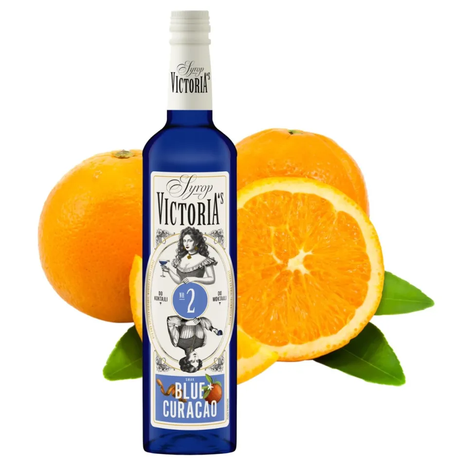 Zestaw 3 syropów Blue Curacao, Grenadina, Mojito Mint 3 x 490 ml
