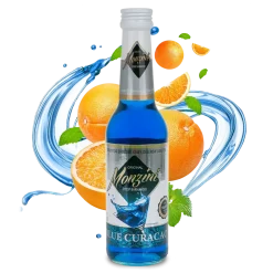 Zestaw 3 syropów do drinków Mojito, Grenadina, Blue Curacao 320 ml x 3 z książką PROSTE DRINKI i miarką 50 i 25 ml