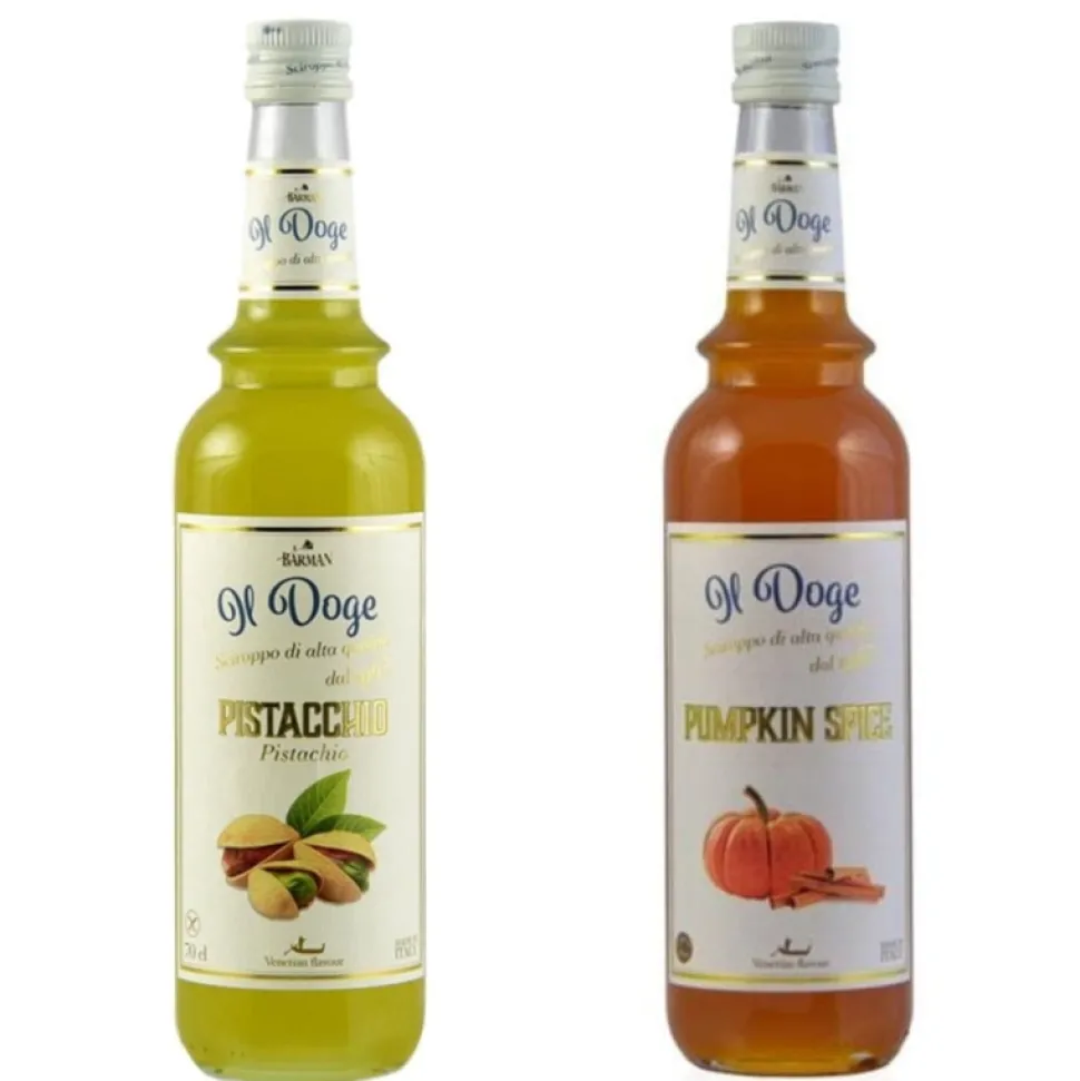 Zestaw 2 syropów Pistacja, Pumpkin Spice 2 x 700 ml
