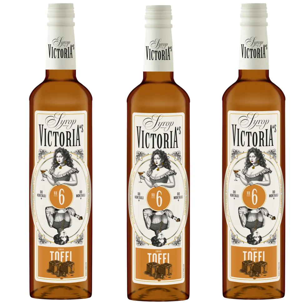 Zestaw 3 x Syrop TOFFI do drinków 490 ml