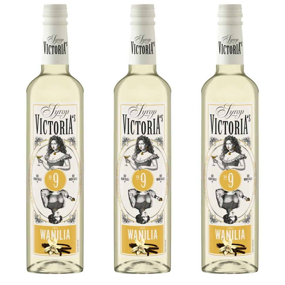 Zestaw 3 x Syrop WANILIOWY do drinków 490 ml